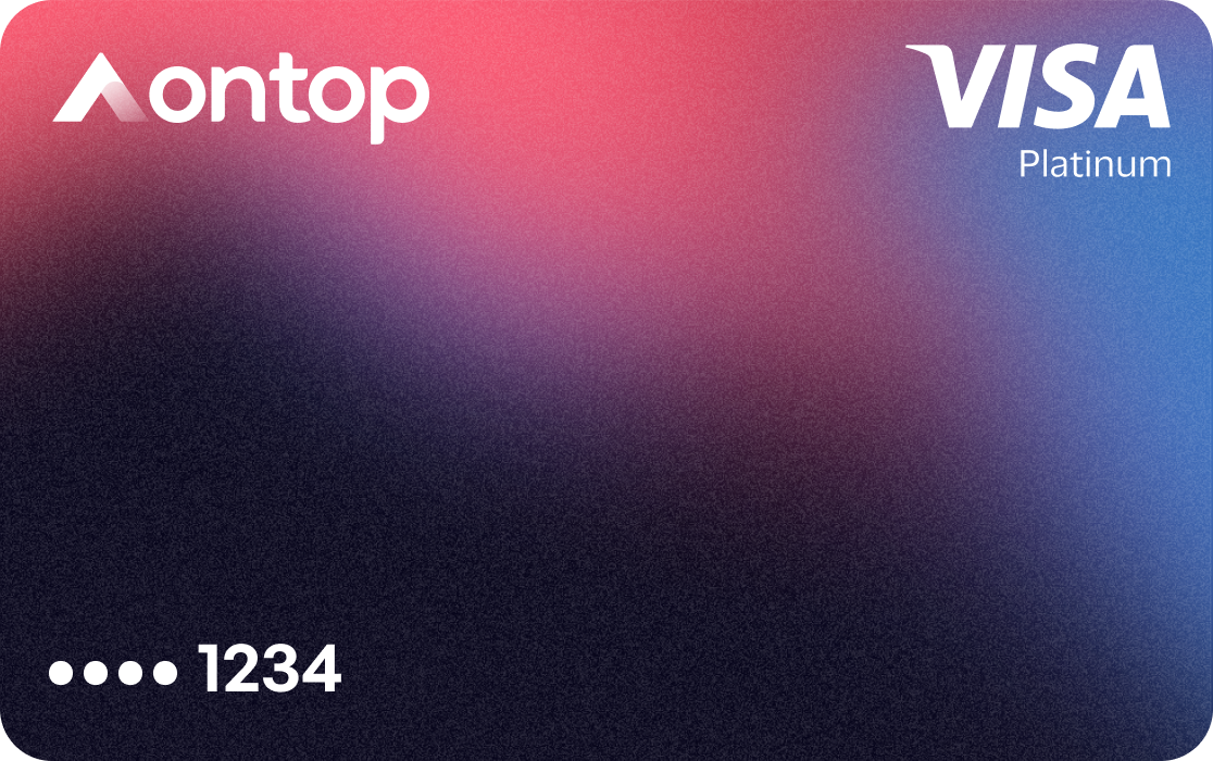 Ontop virtual Visa Platinum card